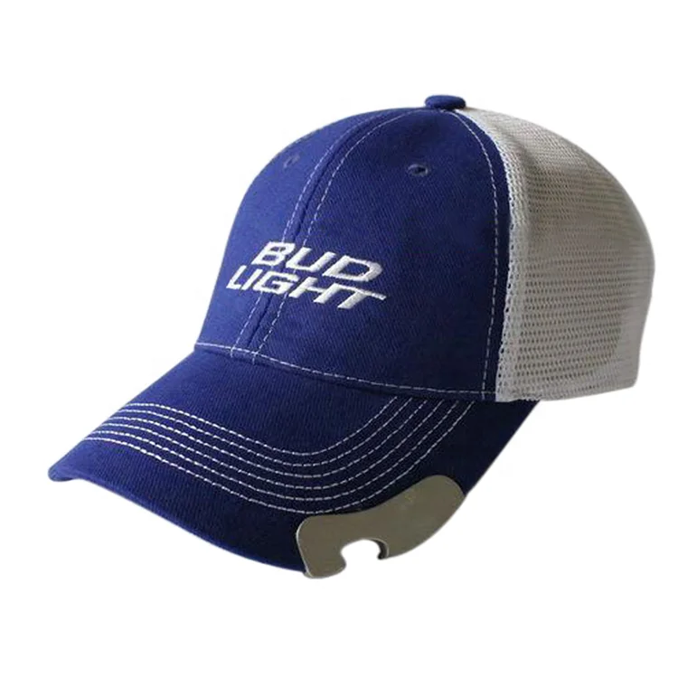 Wholesale Custom 6 Panel Bottle Opener Baseball Trucker Mesh Hat