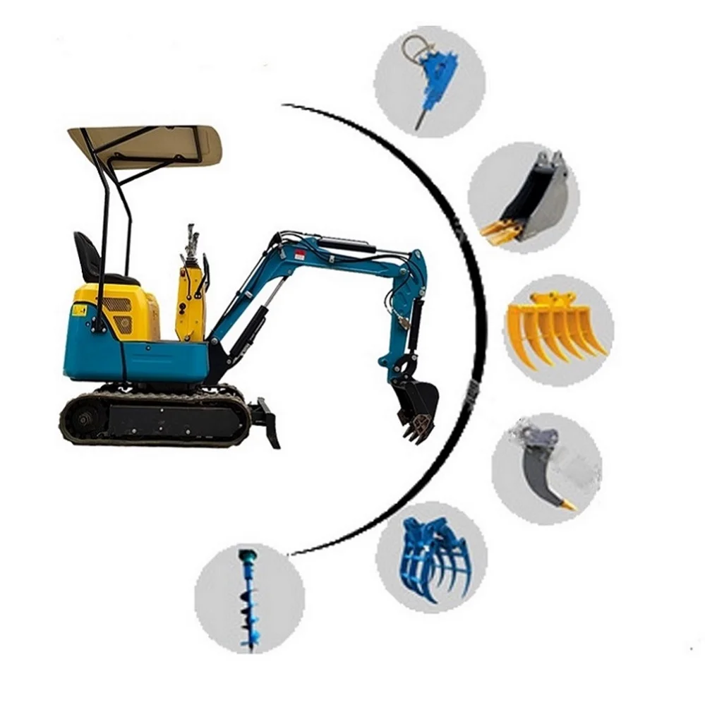 CHINA FACTORY SALE CE APPROVED 1 TON EXCAVATOR SD12-8 1TON MINI EXCAVATOR MINI DIGGER FOR SALE
