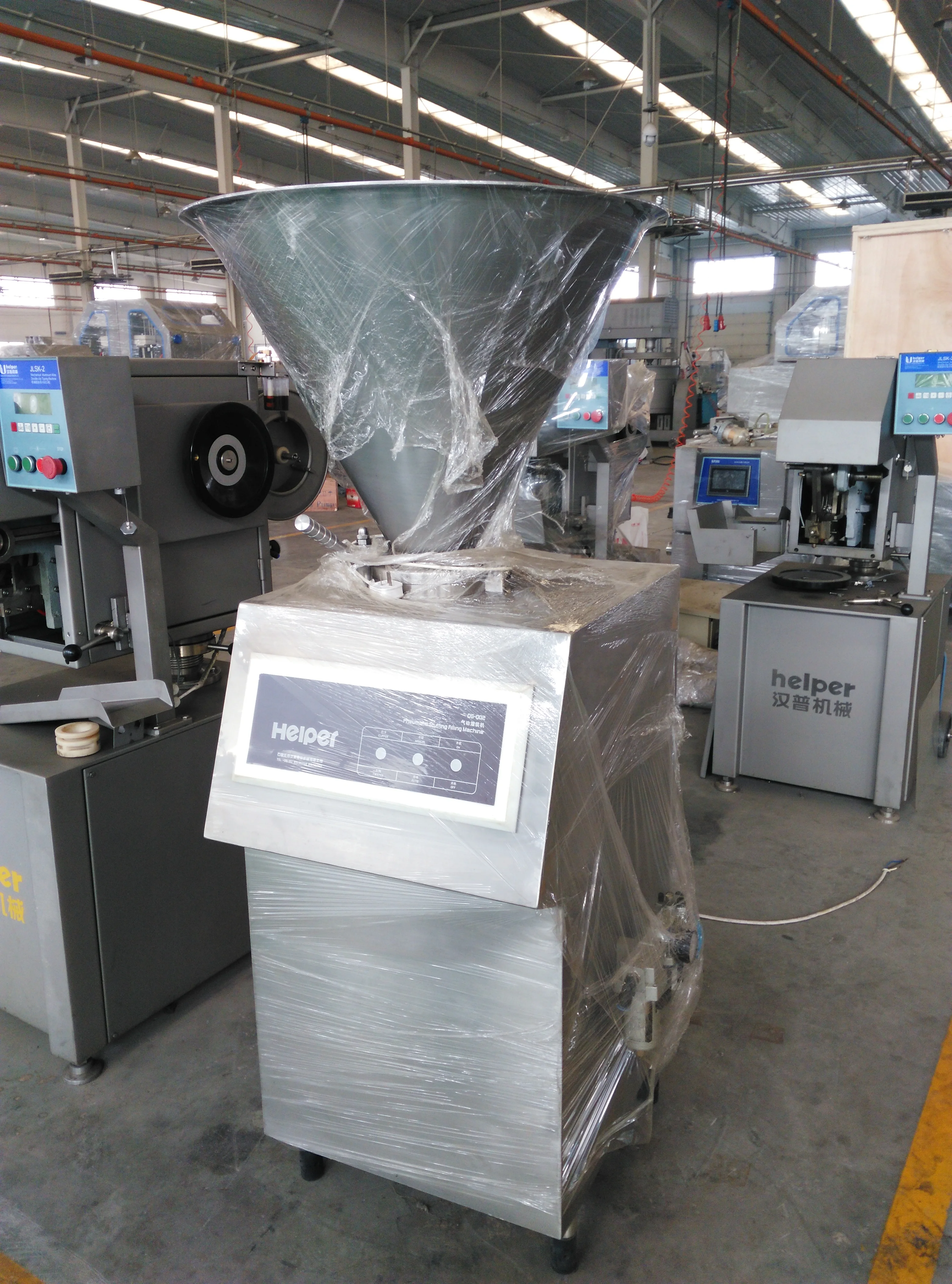 Industrial Pneumatic Sausage Filling Machine Automatic Sausage Filler Stuffer And Twisting machine