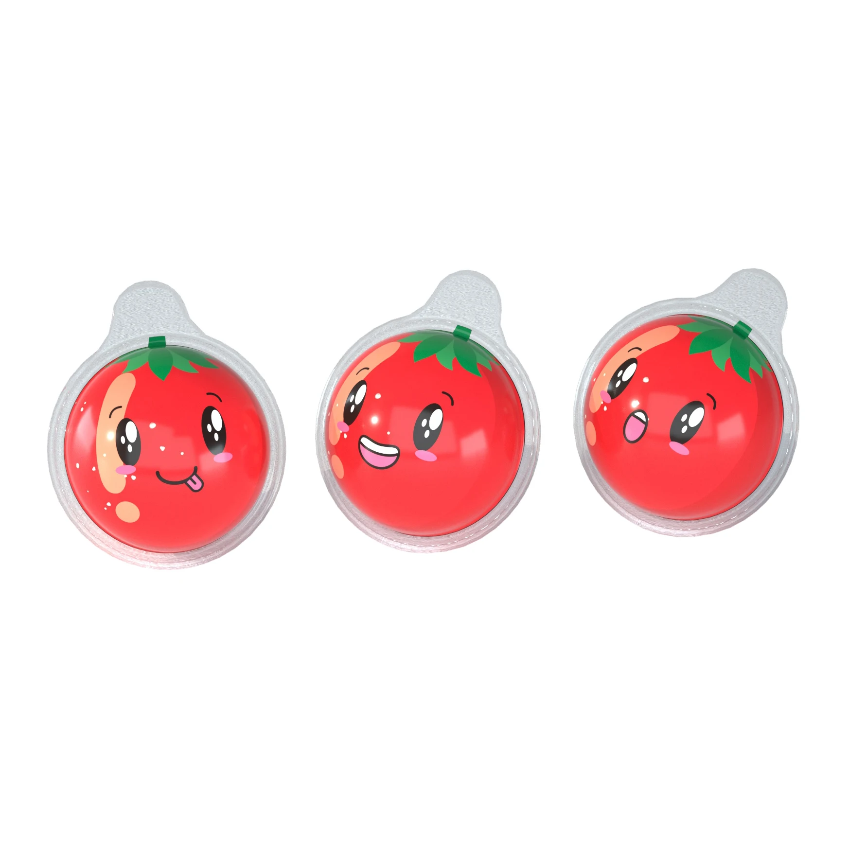 OEM cute tomato shape ball shape chew jelly gummy candy confectionery