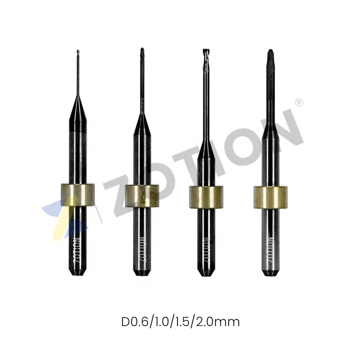 zirconia ceramic denture burs of dental milling machine for cad cam system