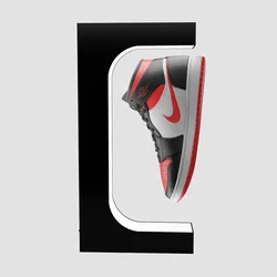 Levitation Shoes Display Magnetic Floating Shoe Display Rack Acrylic Hiking Shoes Display Racks with LED Light