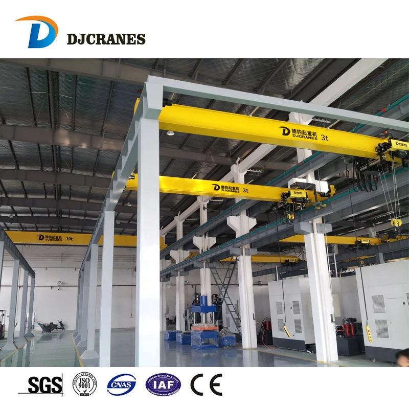 Customized 5 Ton Single Girder Pont Roulant With Motor Eot 10ton Singapore 16ton Traveling Overhead Crane