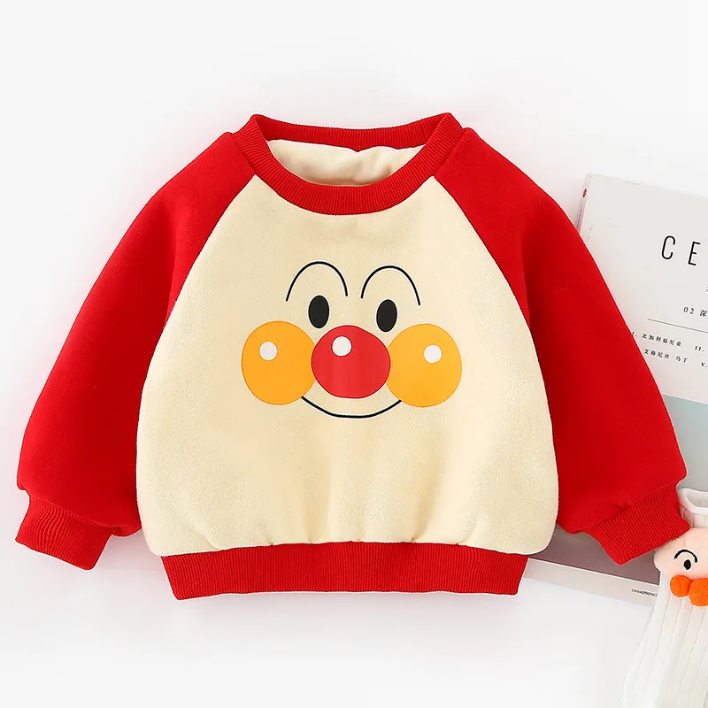 Мультяшные детские топы для малышей, вязаный пуловер для малышей, свитшот с длинным рукавом, одежда для новорожденных