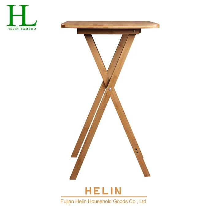 Bamboo Folding Snack Table Camping Folding Table Camping Table