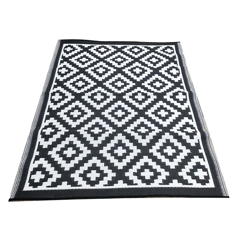 
Outdoor Straw Rug Plastic Cheap PP Patio Rug 