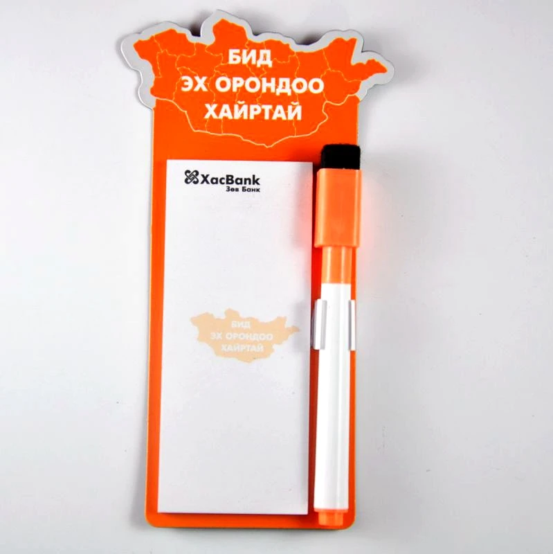 Высокое Качество Пользовательский логотип Печатный Рекламный Холодильник Магнитный блокнот/наклейка Блокнот