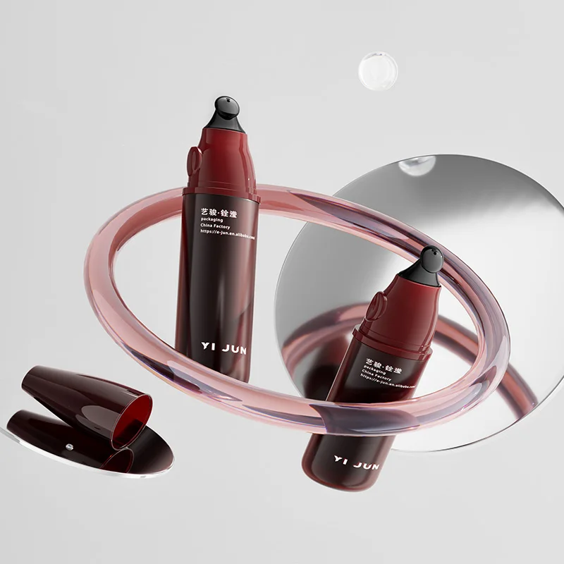 Cosmetic Tube Packaging Eye Gel Cream Tube with Ceramic Head Manufacturer 20ml 30ml Lotion Bottle Skin Care Bottles PS Cylinder