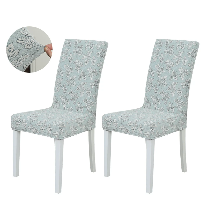 Fashion floral jacquard chair cover wedding durable dining cover for chairs stretch