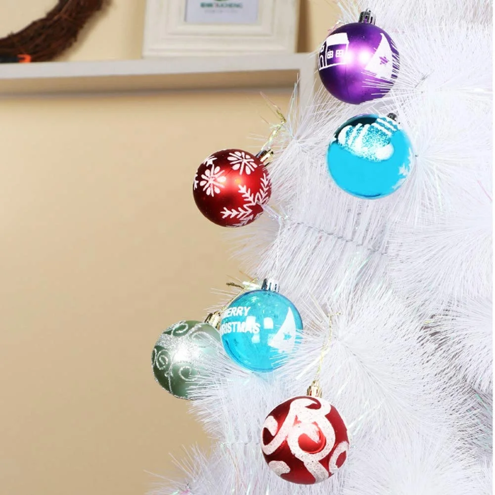 shatterproof christmas tree balls ornament set decorations