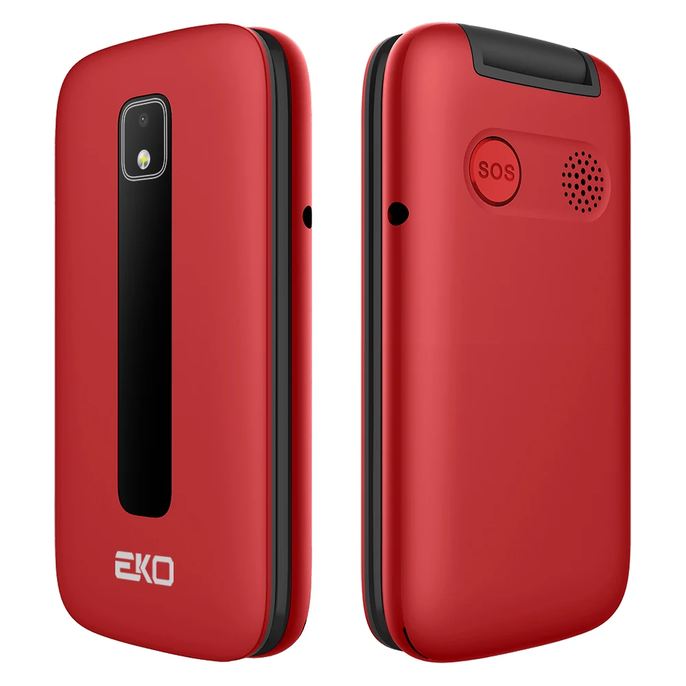 
SOS Button Senior Phone Flip Mobile Phones Dual Sim 2 Flip Phone 4G LTE 