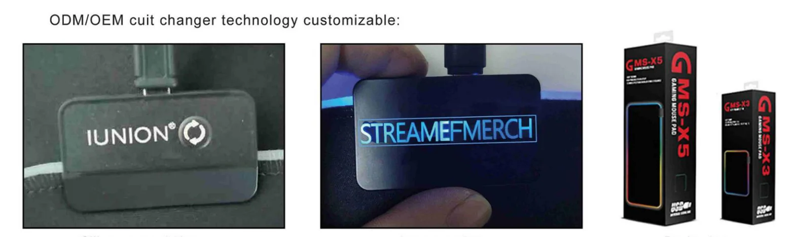 RGB Gaming Mouse Pad Suitable for Home and Gamer