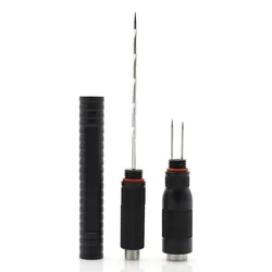 custom logo Metal cigar punch Tool Smoker Portable Dredge Drilled Cigar Hole Punch Cutter Sharp Cigar Needles