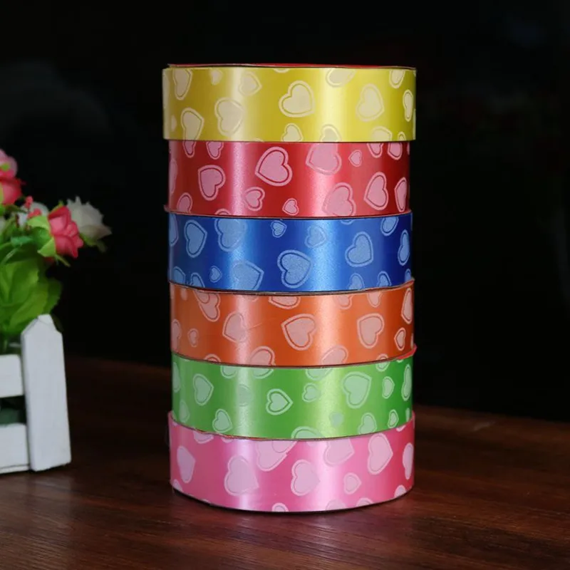 PP Ribbon Custom Size and Printing Polypropylene Party Celebrate Ribbon Advertising Packing Ribbon