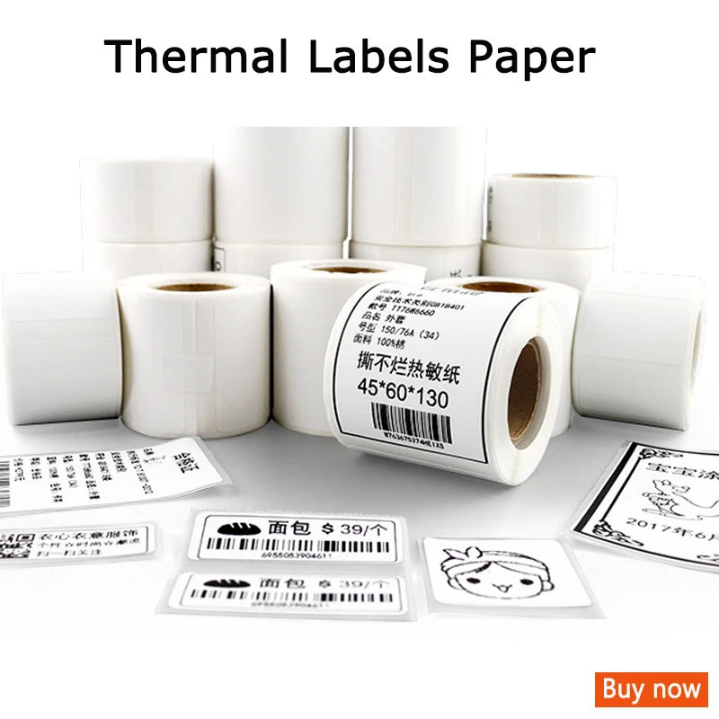 B21 Thermal Label paper Waterproof Anti-Oil Tear-Resistant Price Label Pure Color Scratch-Resistant Label Paper