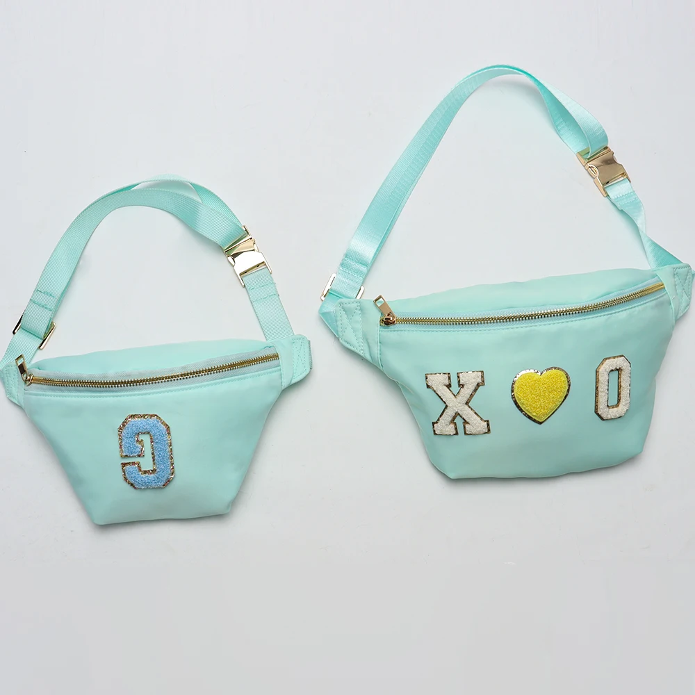 Crossbody Bag Women Fashion Sport Waist Pack Custom Cute Sling Bag Teenager Children Kids Fanny Pack Waterproof Nylon Waist Bag