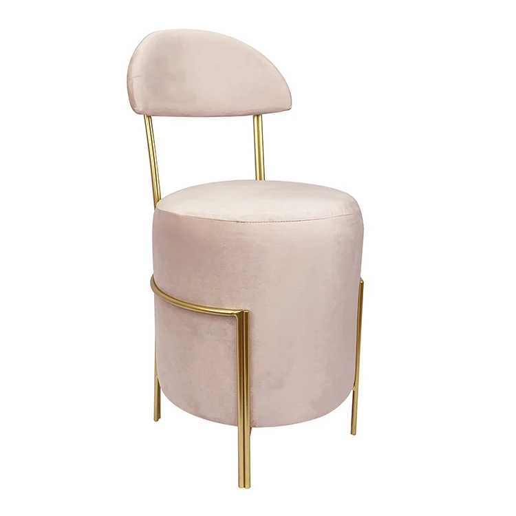 Cheap fabric foam stool ottomans