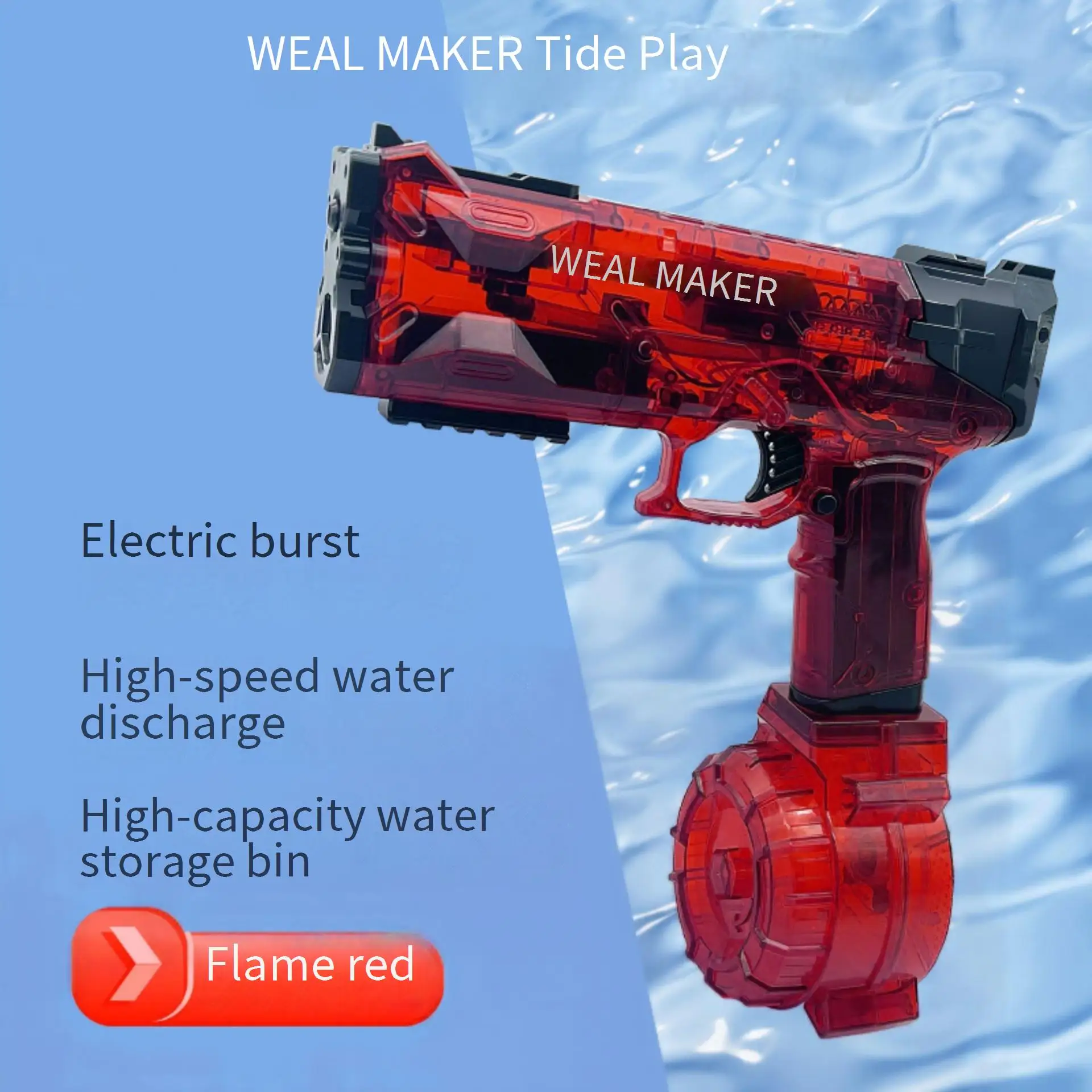 High-Speed Electric Water Gun in 4Colors - Perfect for Thrilling Summer Fun and Safe Play Toy gun for Kids Aged 6 and Adult