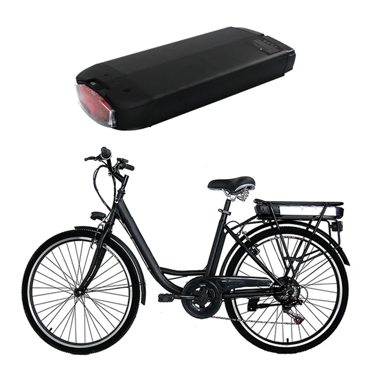 Lithium-ion 18650 48v Deep Cycle Electric Rear Rack Battery With Rear Light