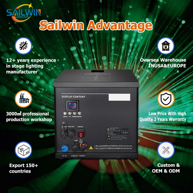 Sailwin Fire Machine 10M Stage Fire Projector Waterproof CIRCLE FLAMER 180 Angles Flame Thrower Fireworks Show