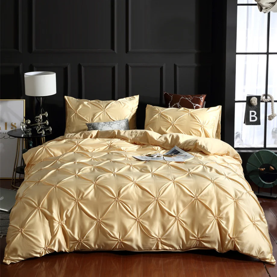 Luxury Comforter Skin king Bedding Set 4 Pieces Friendly Cool