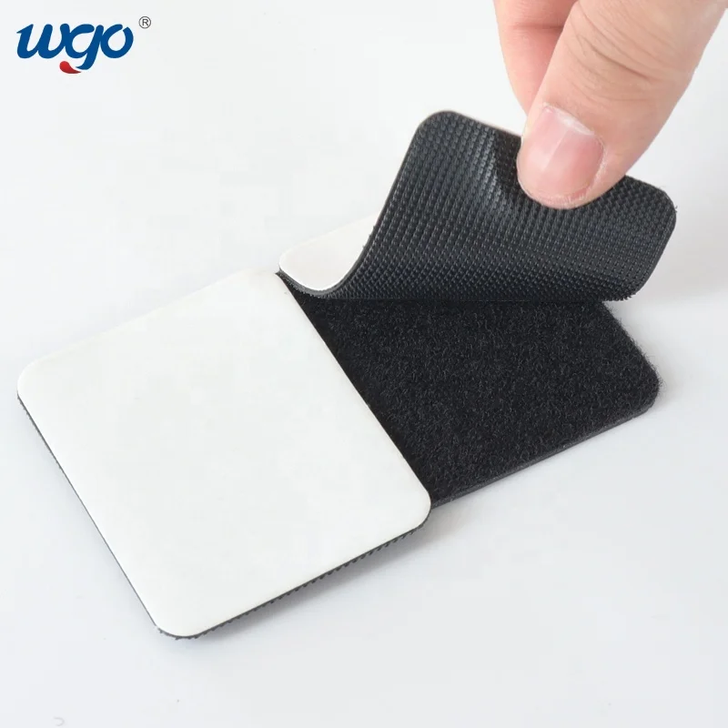 
Removable No Residue Self Adhesive Back Nylon Mounting Strip Tape Sticky Round Coin Fastener Dot Fastener Hook &Loop Tape 