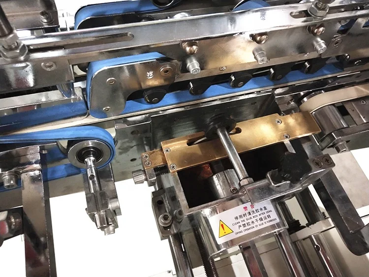 small box gluing machine ZH-500 economic carton folder gluer machine