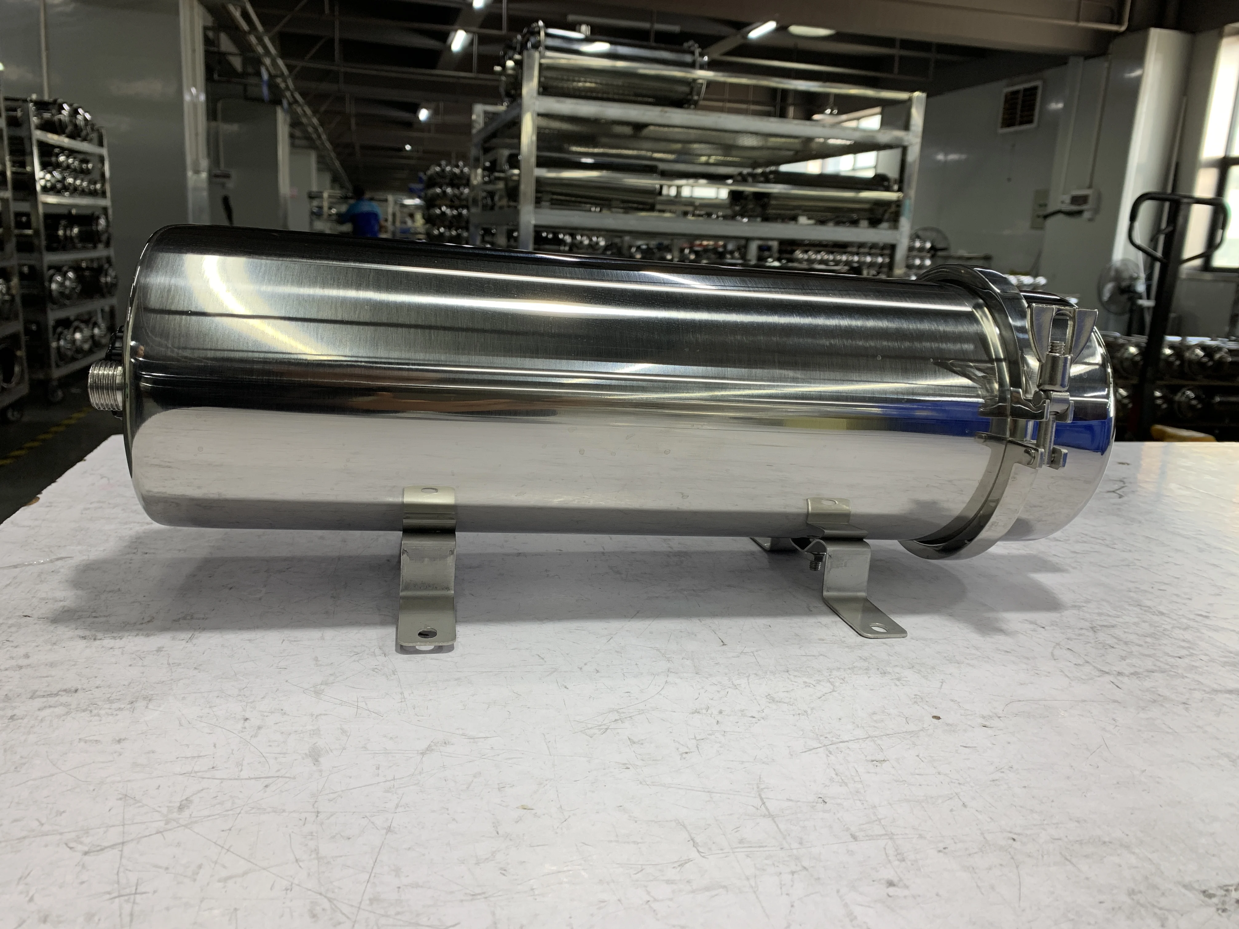 Фильтрационная мембрана для очистки воды из нержавеющей стали с высоким потоком 3500л/ч, Полностью моющийся мембранный фильтр для воды PVDF UF