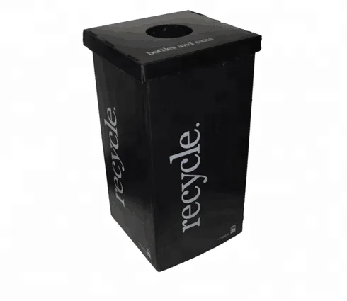 coroflute PP plastic boxes Colorful Foldable pp corrugated plastic Recycle Bin Storage Box For Waste