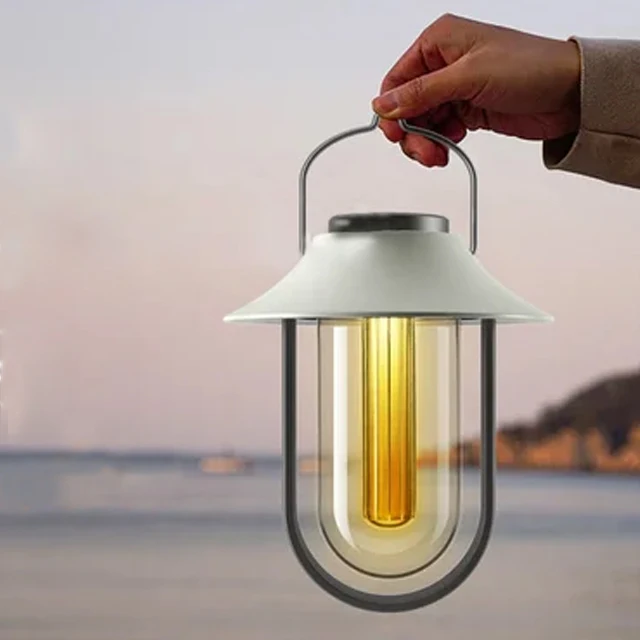 Camping Lantern Rechargeable Battery Powered Type-C LED Lantern 3 Light Modes Waterproof Camping Light