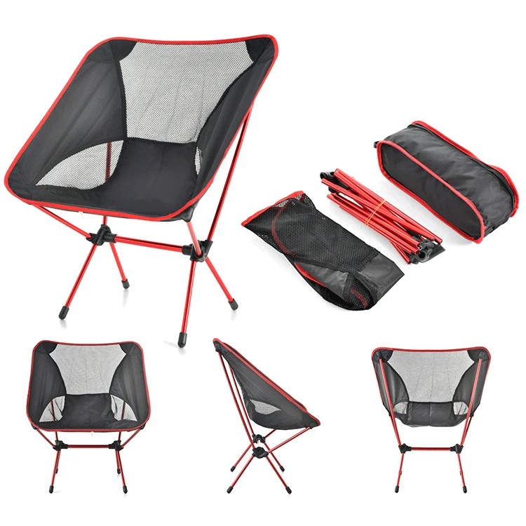 
Ultralight Portable Compact Outdoor Folding Camping Custom Travel Chair Portable Small Camping Beach Folding Chair For Hiking 