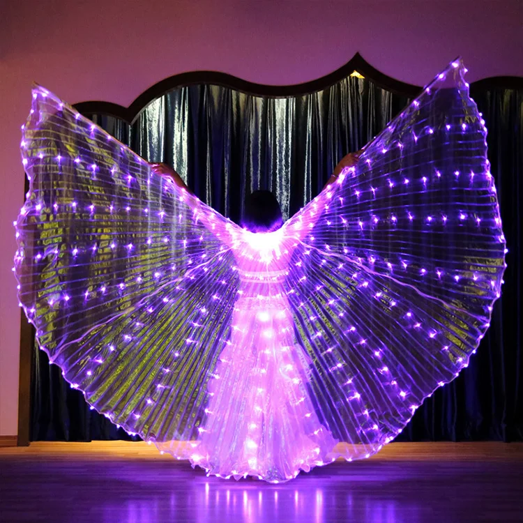 
Fantasy Belly Dance Performance Latin Dance Color Wing Costume 