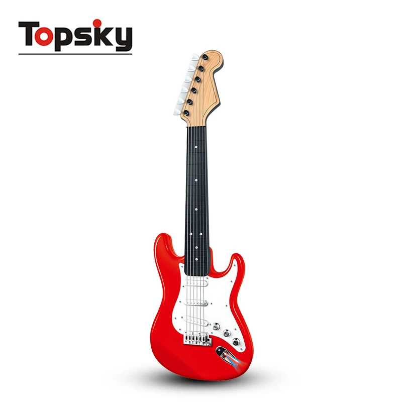 GCC certificate new plastic guitar electric acoustic musical instruments toy bass electric guitar toy