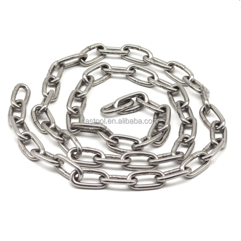 Цепь из нержавеющей стали DIN766 A2 SS304 INOX A2