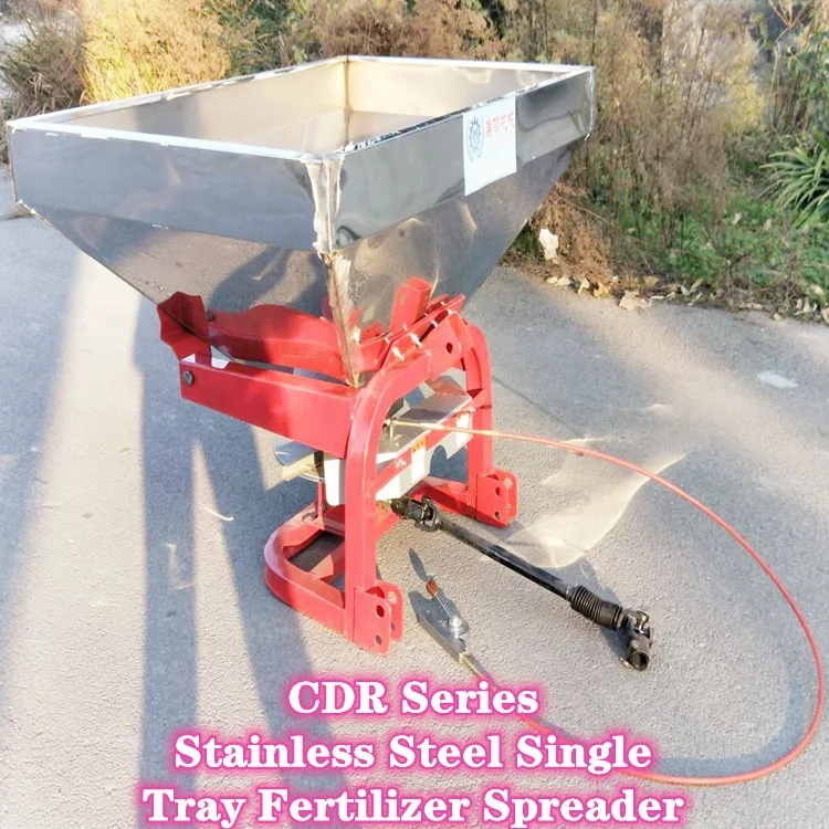 2021 new agricultural fertilizer spreader stainless steel single disc spreader manure spreader on sale