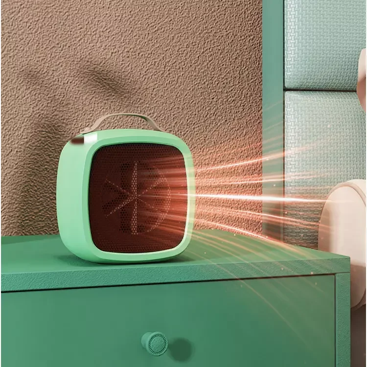 Small personal portable heater fan electric heaters for winter desk