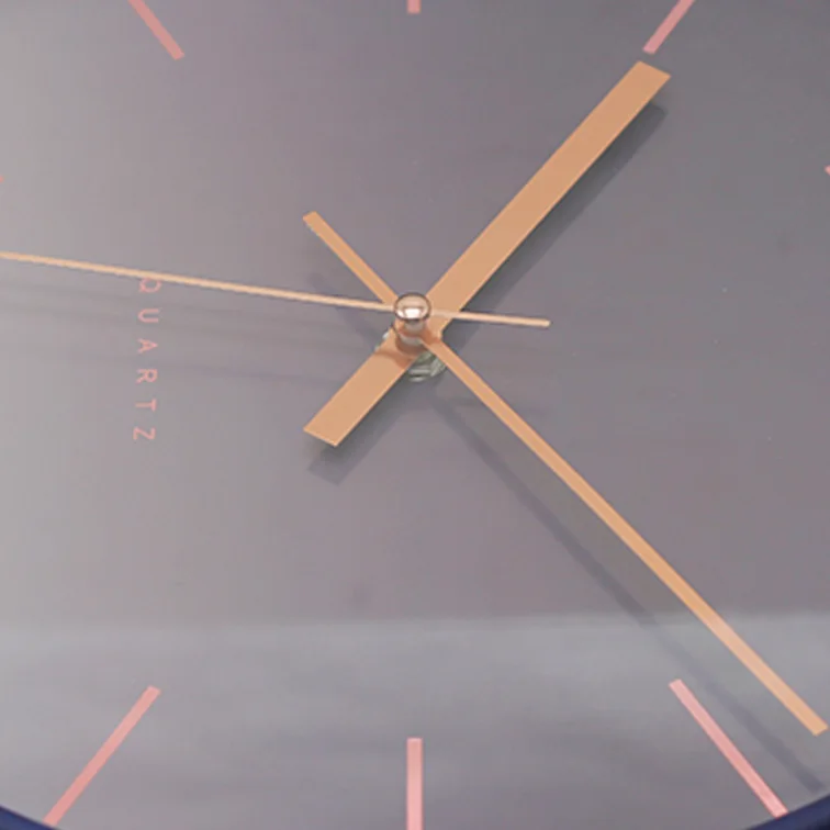 Brief Style Gradient Color Clock Dial Gift Promotion Plastic Wall Clock Custom Made Wall Clocks