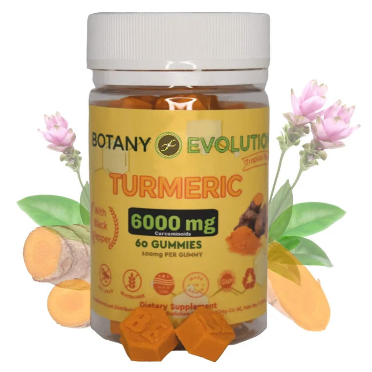 OEM/ODM 6000mg Botany Turmeric Black Pepper Gummies