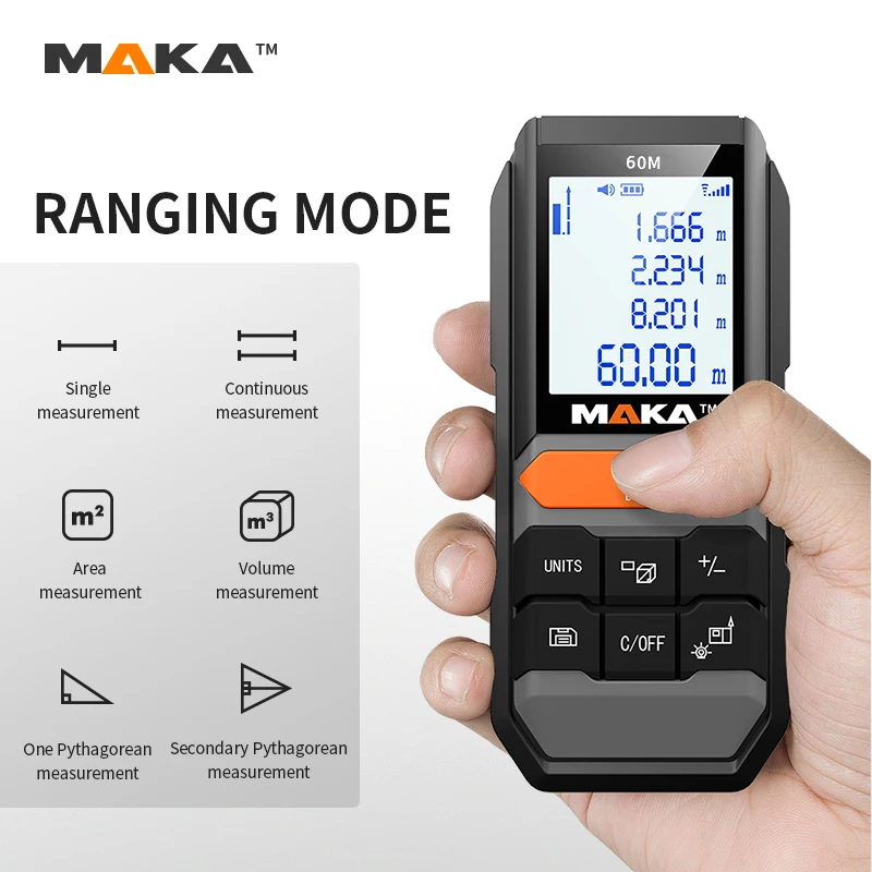 New design digital laser measuring rangefinder for instrument, measuring laser rangefinder