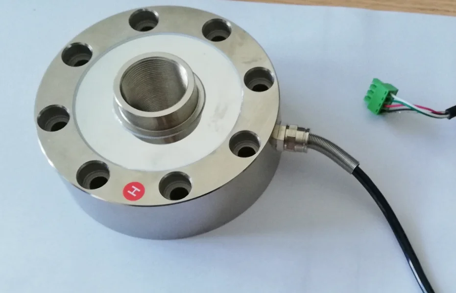 Heavy duty pancake load cells weight sensor force transducer for machine tools test benches calibration facilities automotive