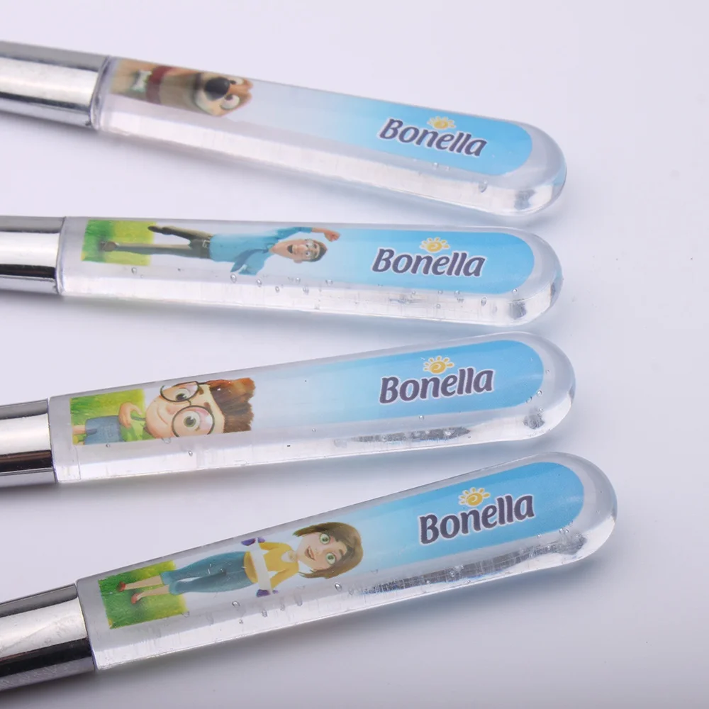 
Wholesale Stainless Steel Blade Plastic Handle Children Butter Knife spreader 