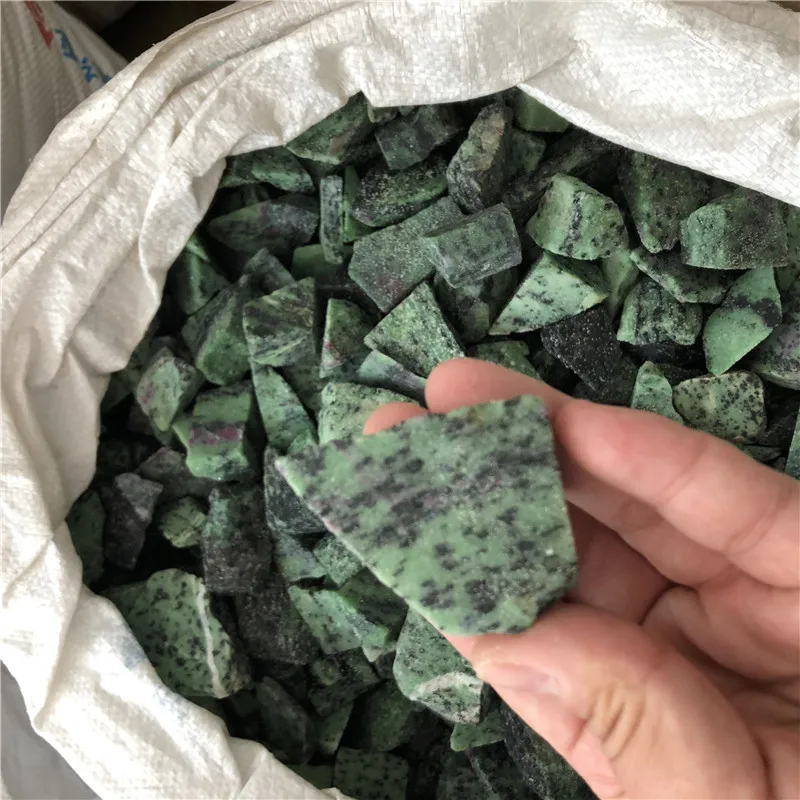 Wholesale Raw Crystals Gemstone Epidot Natural Epidote Rough Stones