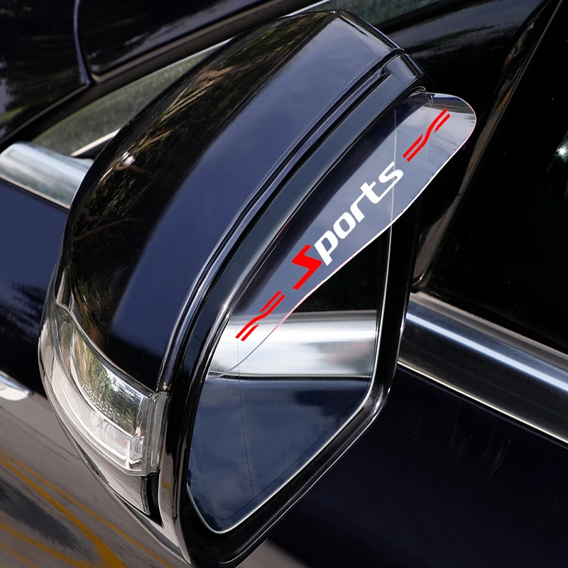 High Durability Universal Car Logo Custom Transparent Car Side Mirror Rain Protective Sticker