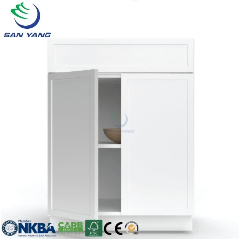 American style framed solid wood kitchen cabinets vietnam factory high quality plywood kitchen cabinets with island