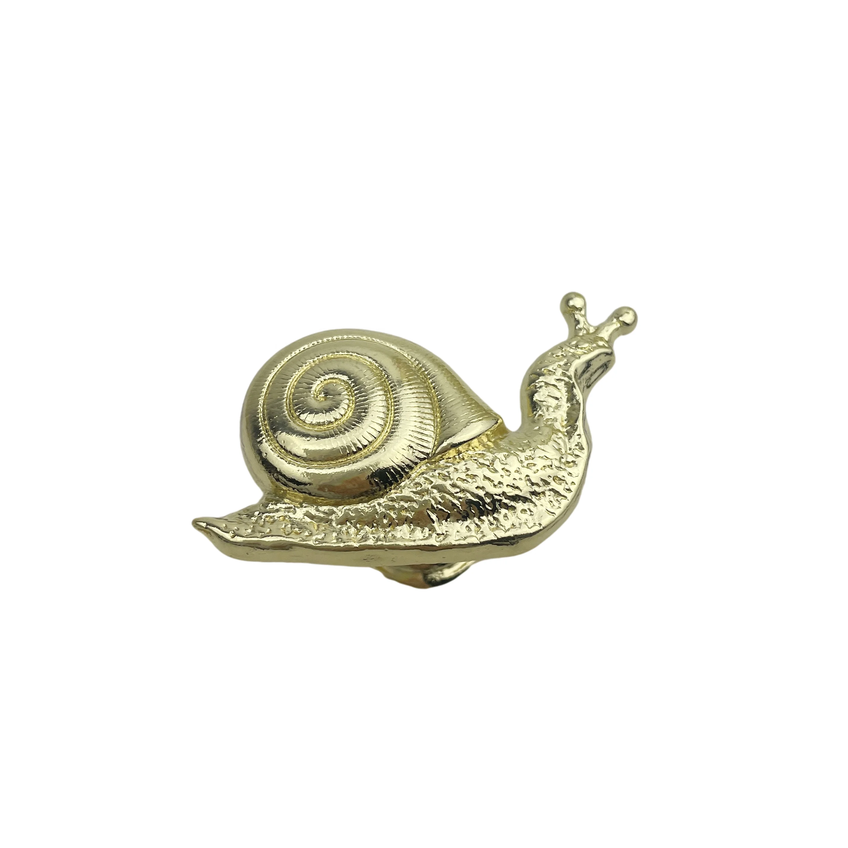 snail cabinet knobs new metal gold drawer handle