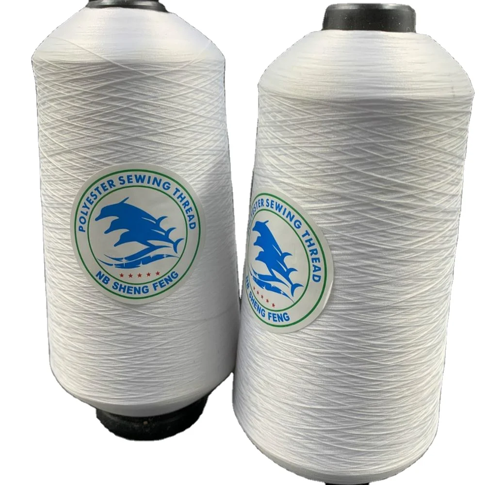 Bleach White DTY 150D 48F 100% Polyester Yarn for Weaving and Knitting