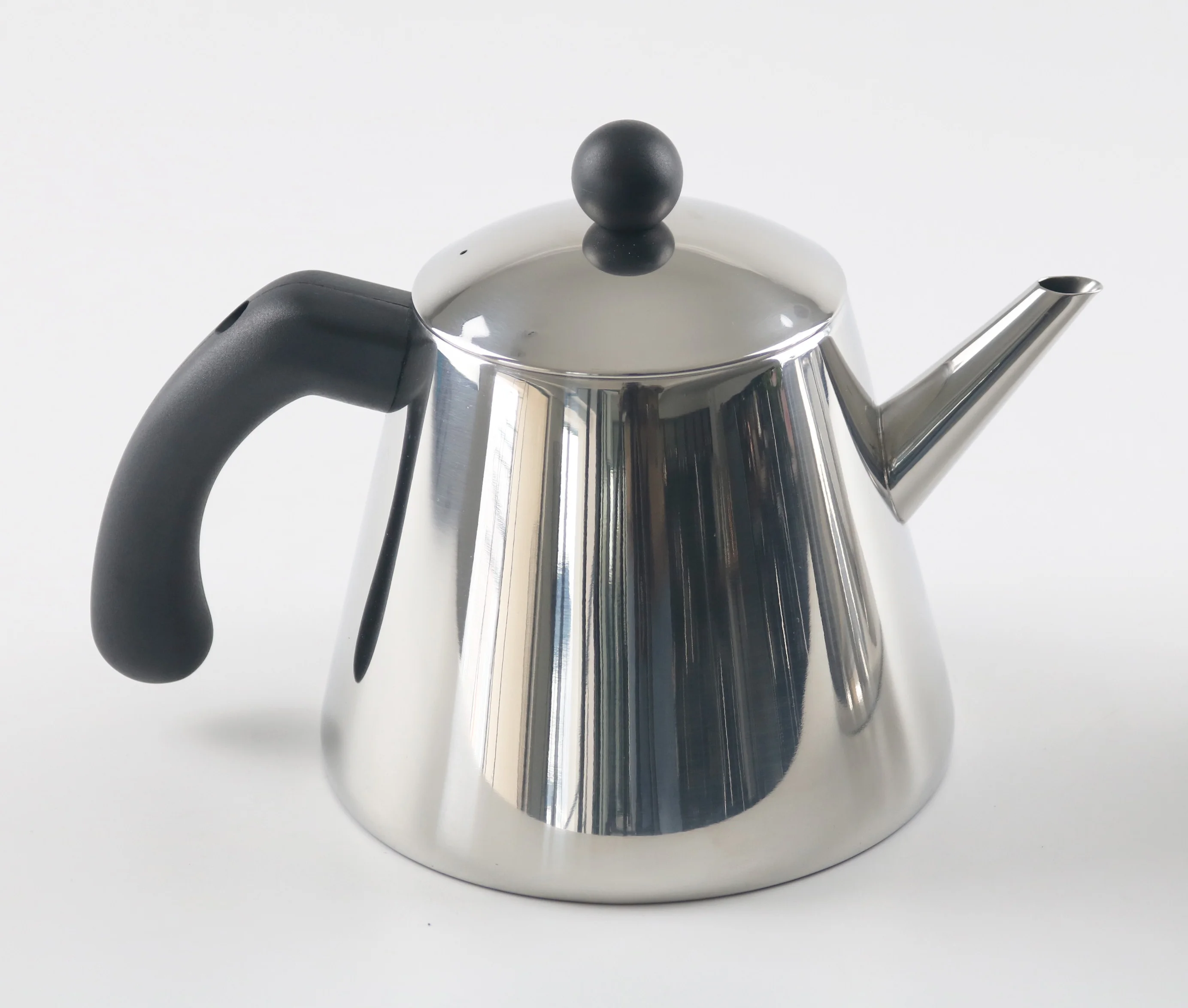 1.2L stainless steel tea pot nylon handle tea strainer infuser filter double wall teapot