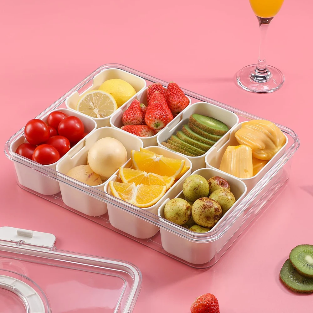 Wholesale Snackle Box Container Snack Boxes for Adults Fruit Tray Veggie Tray Perfect for Party Entertaining Snacklebox