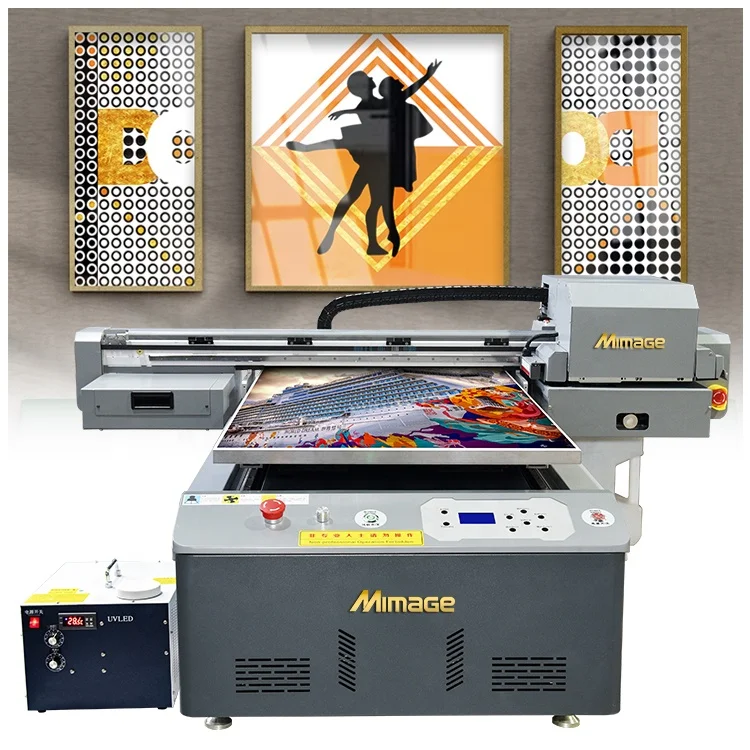  Mimage UV 6090 A1 размер DTF xp600 пластиковая акриловая металлическая плитка планшетный принтер для ручки/кружки/бутылки/деревянной подарочной коробки печатная