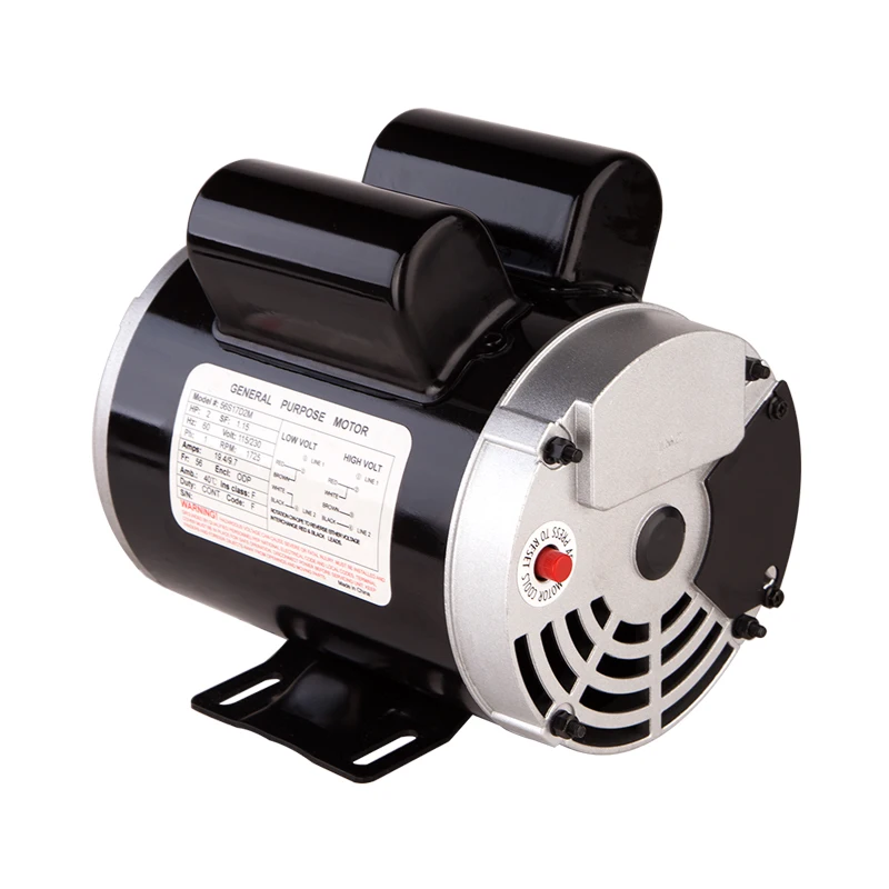 single phase 115v 220v small ac electric motor 1400 RPM 1hp 1.5HP motor